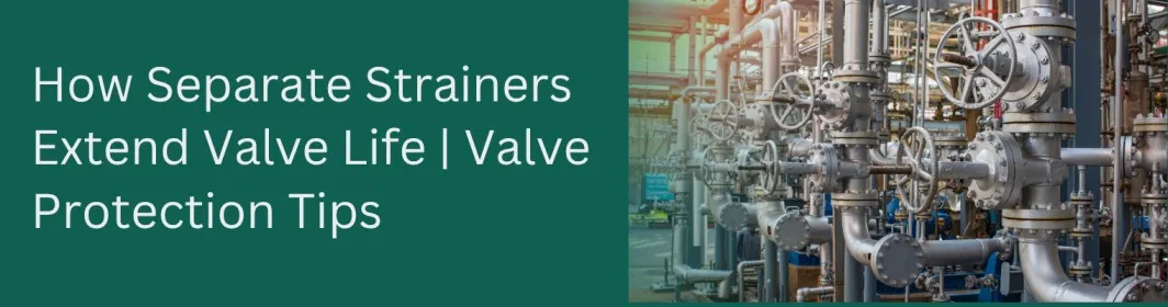 How Separate Strainers Extend Valve Life | Valve Protection