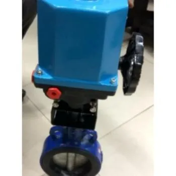 SKS116EEA CI Wafer Type Butterfly Valve with Electric Actuator PN: 16