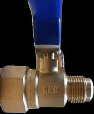 SKS 520-1 Forged brass ball valve with flare ends