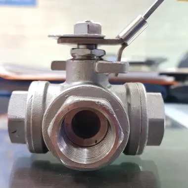 SKS250M Brass Ball Valve 3 way, Lockable Handle